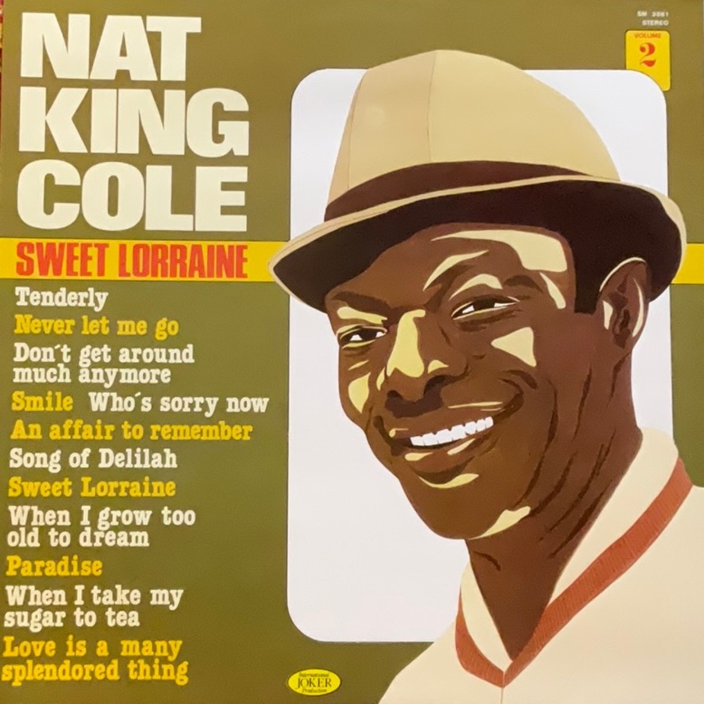 1980- Nat King Cole-sweet Lorraine Vol 2-italy Lp-joker RARE EDITION LIKE NEW